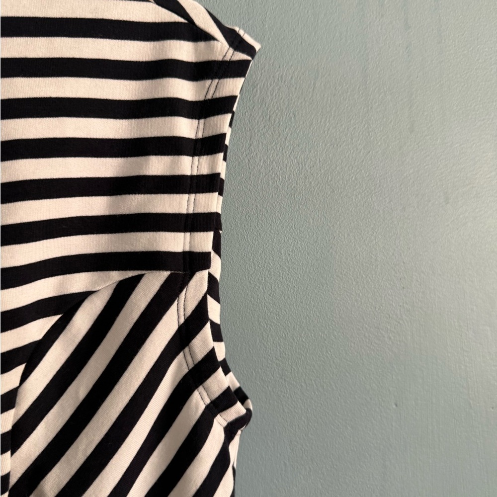 CAbi Black and White Striped Knit Top - Picture 13 of 16